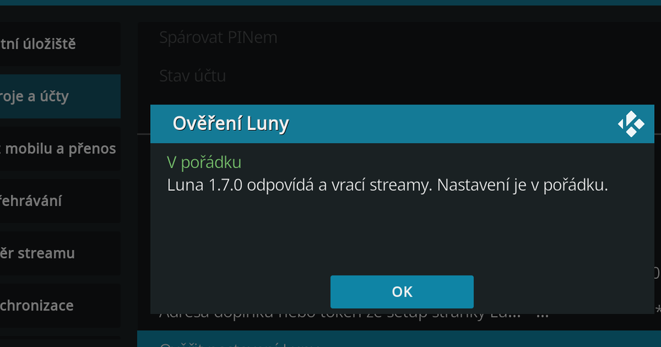 Luna v pořádku